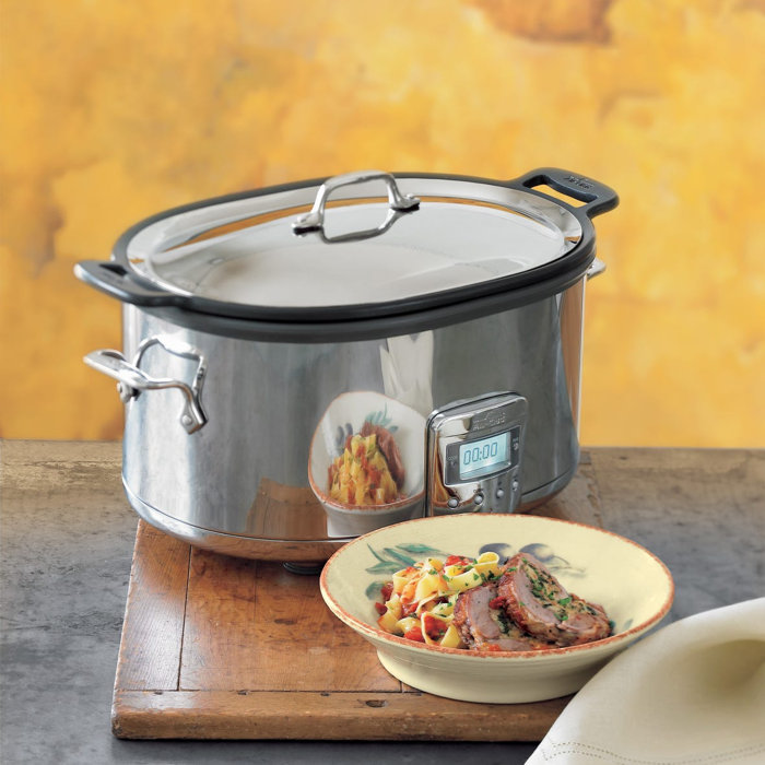 AllClad Electrics 7 Qt. Slow Cooker & Reviews Wayfair